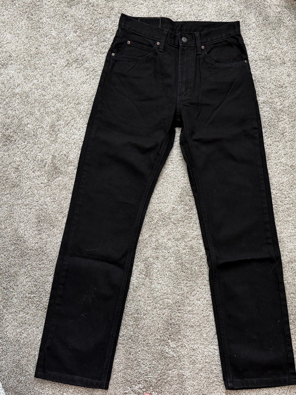 Wrangler Men's Slim Straight Black Jeans